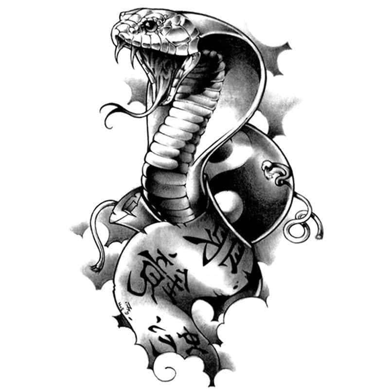 Tatuagem Cobra Naja (Temporaria) - Image 2