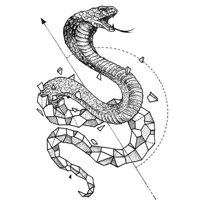 Tatuagem Cobra De Rocha (Temporaria) - Image 2