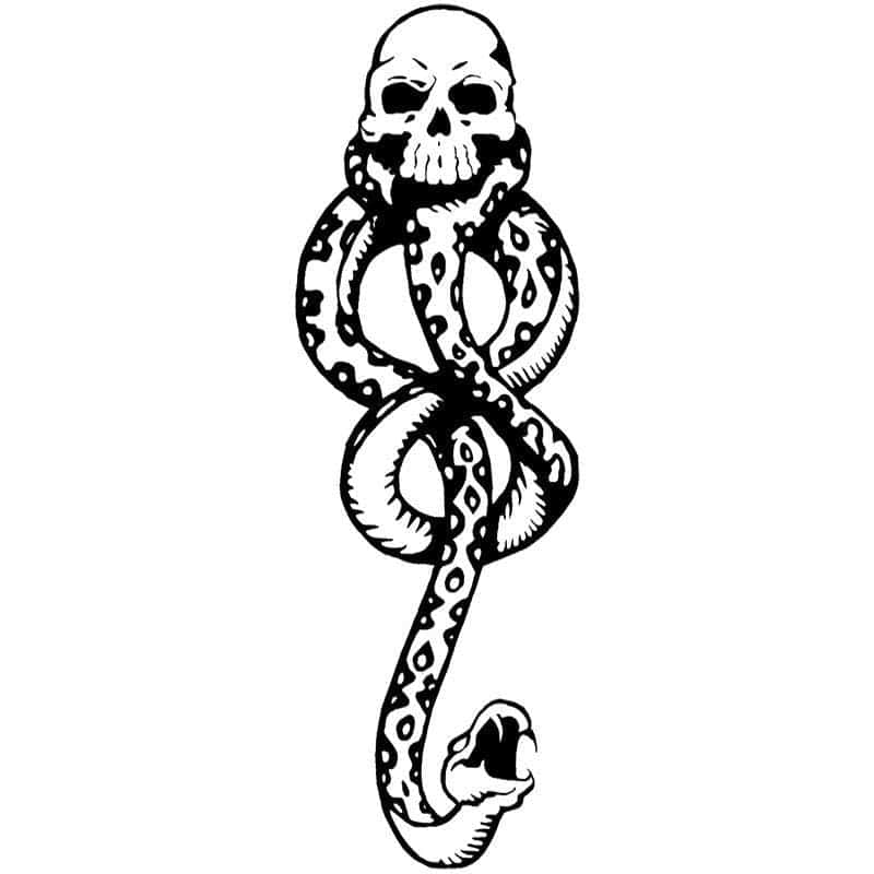Tatuagem Cobra Marca Das Trevas (Temporaria) - Image 2
