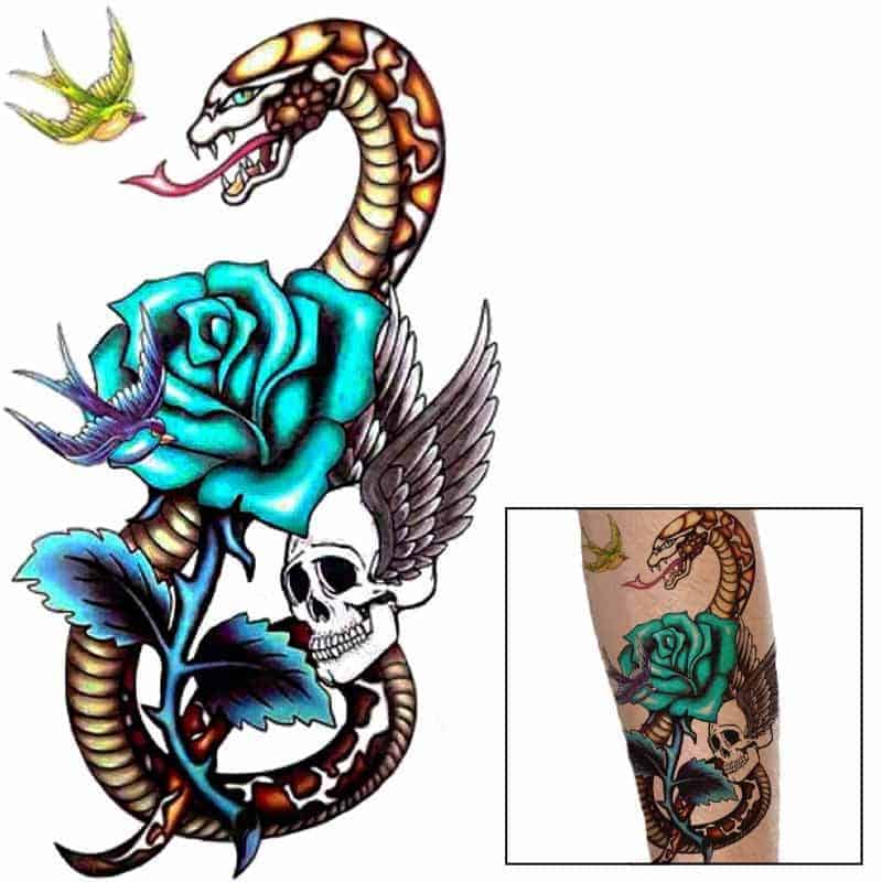 Tatuagem Cobra Renascimento (Temporaria)