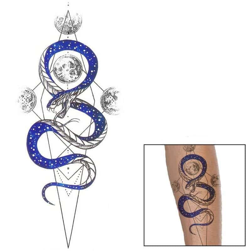 Tatuagem Cobra Astral (Temporaria)