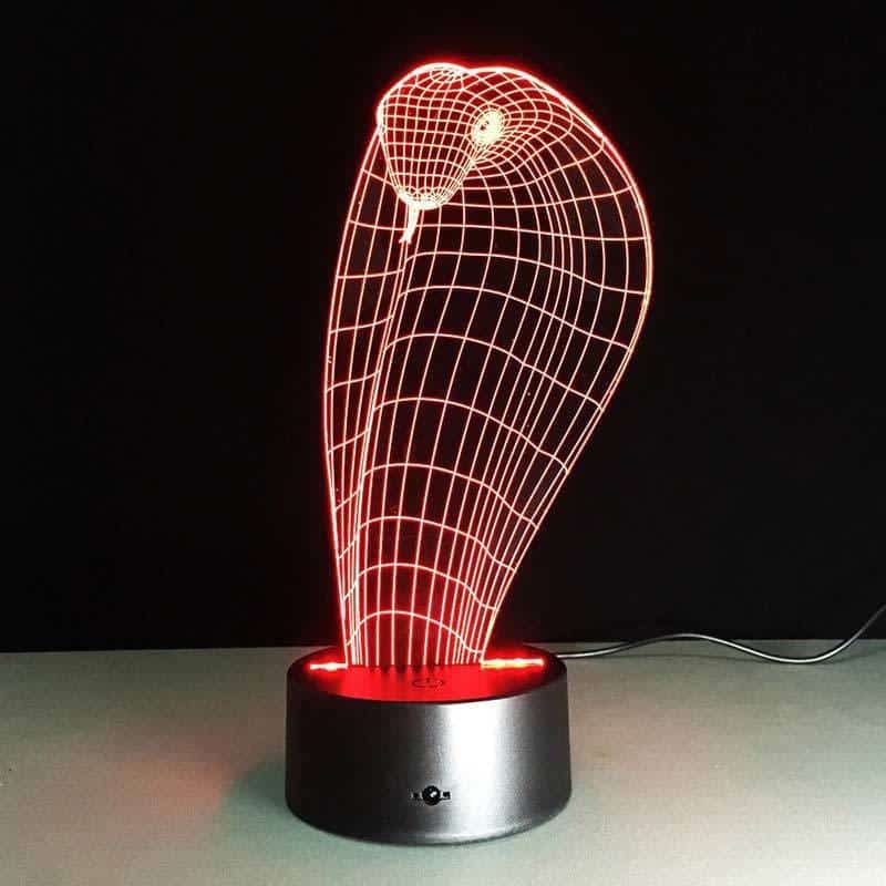 Candeeiros De Mesa Cobra 3D Naja - Image 2
