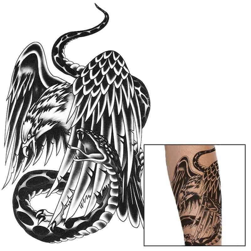 Tatuagem Cobra O Combate (Temporaria)