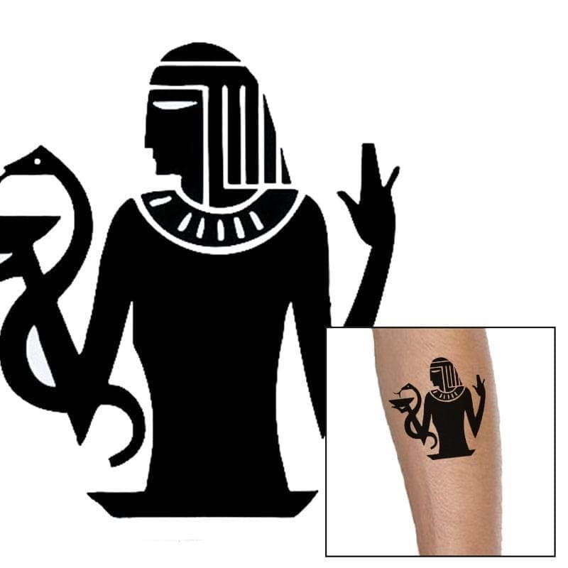 Tatuagem Cobra Antigo Egito (Temporaria)