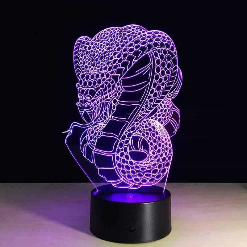 Candeeiros De Mesa Cobra 3D Cobra Real - Image 3