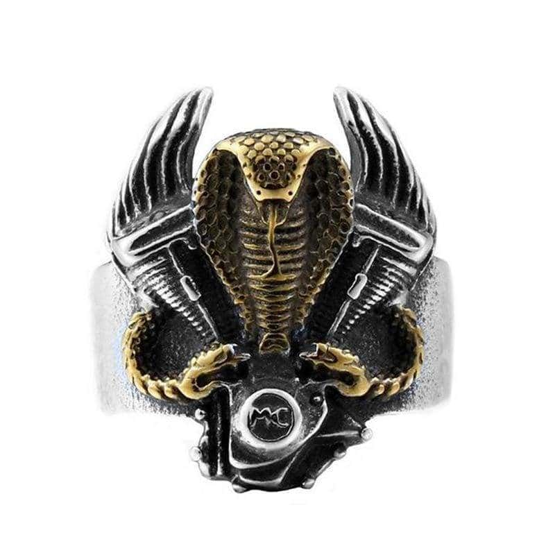 Anel De Cobra Cobra Biker (Aço)