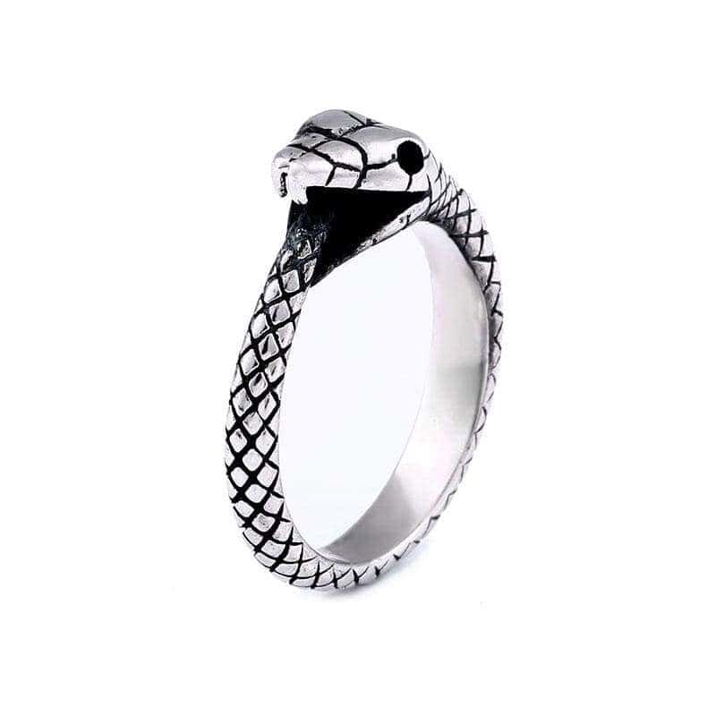 Anel De Cobra Ouroboros (Aço)