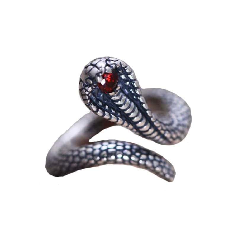 Anel De Cobra A Cobra (Prata)