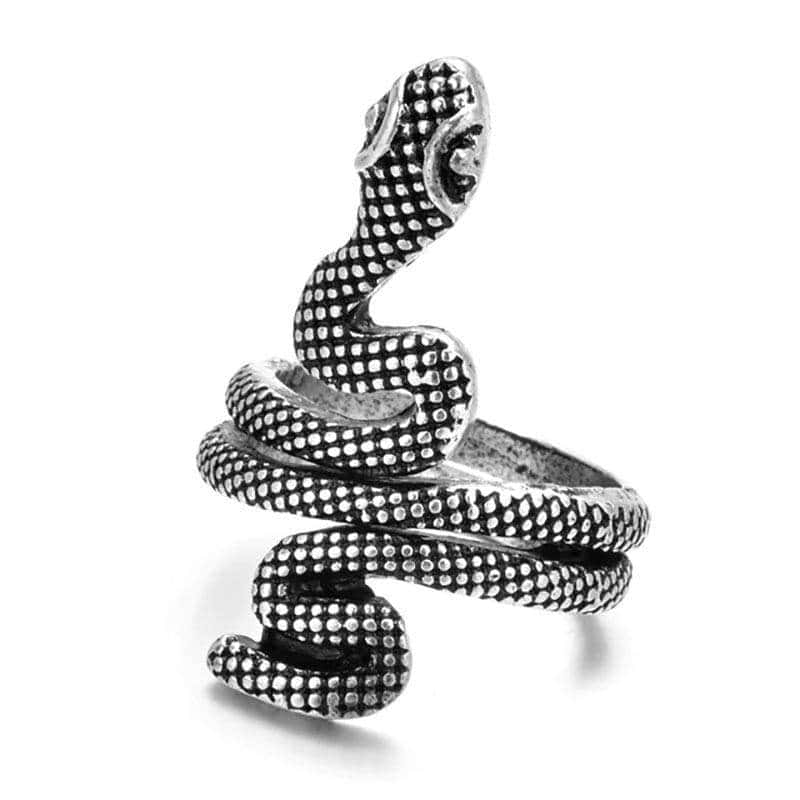 Anel De Cobra Gótica (Aço)