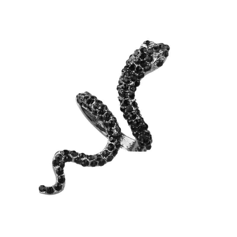 Anel De Cobra Pavimentada (Zircônio)