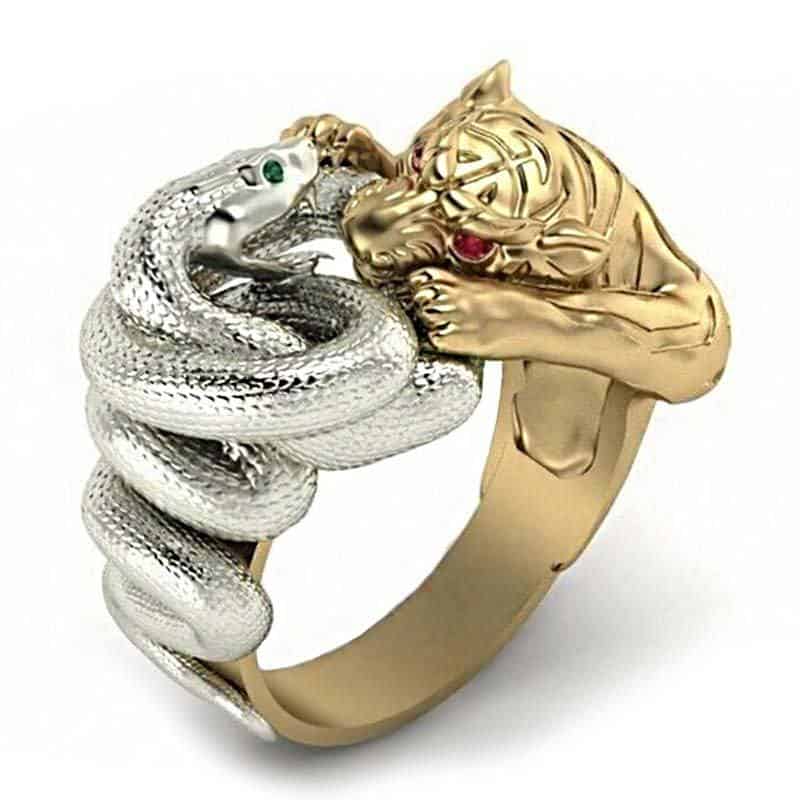 Anel De Cobra Confronto (Aço)