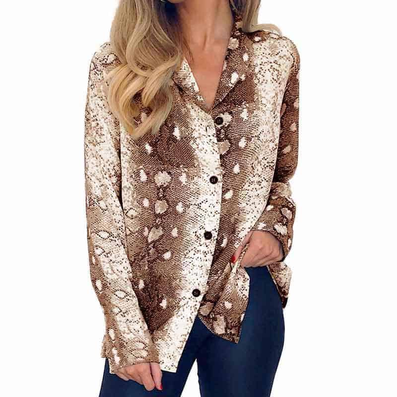 Blusa Estampa Cobra Piton
