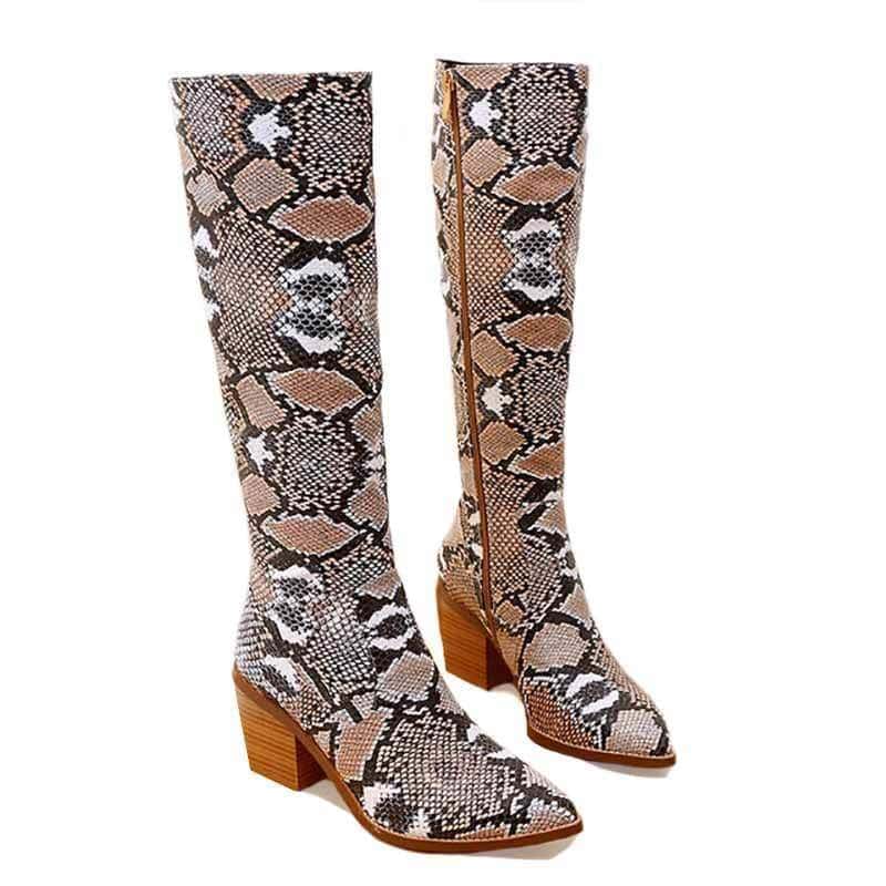 Bota De Cobra Ruby (Serpente)