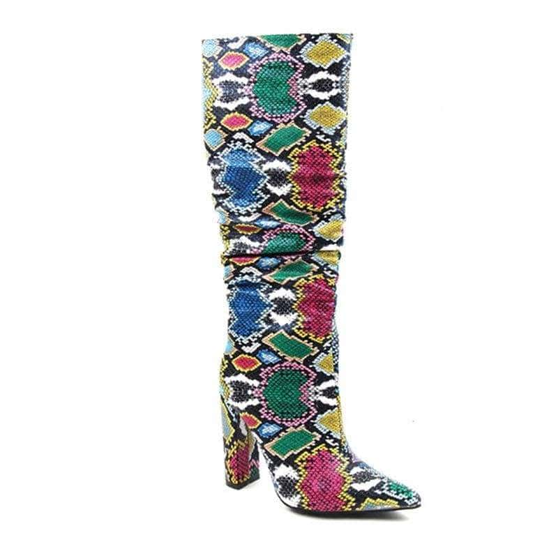 Bota De Cobra Arlequim (Serpente)