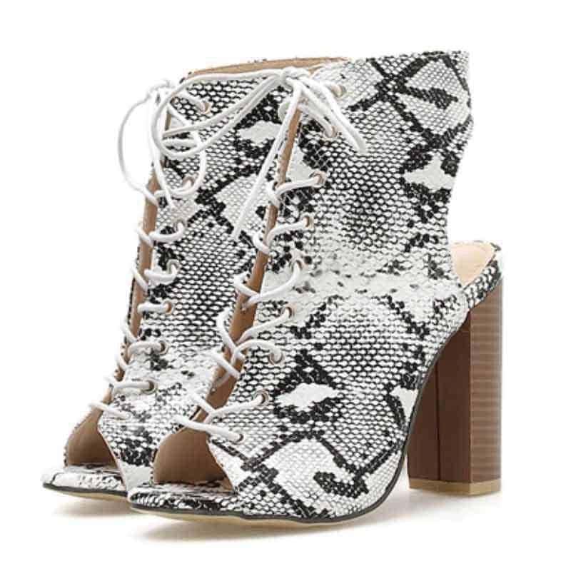 Botins Cobra Ninon (Serpente)