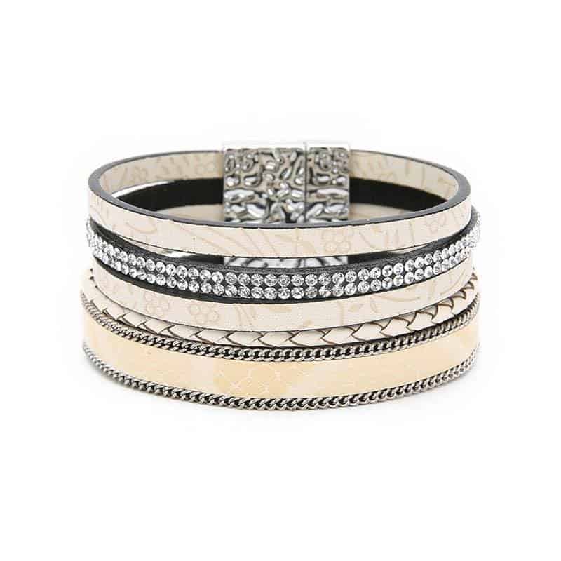 Pulseira De Cobra Gina (Couro)