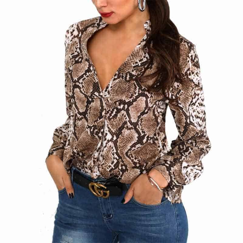 Camisa Estampa Cobra Valencia