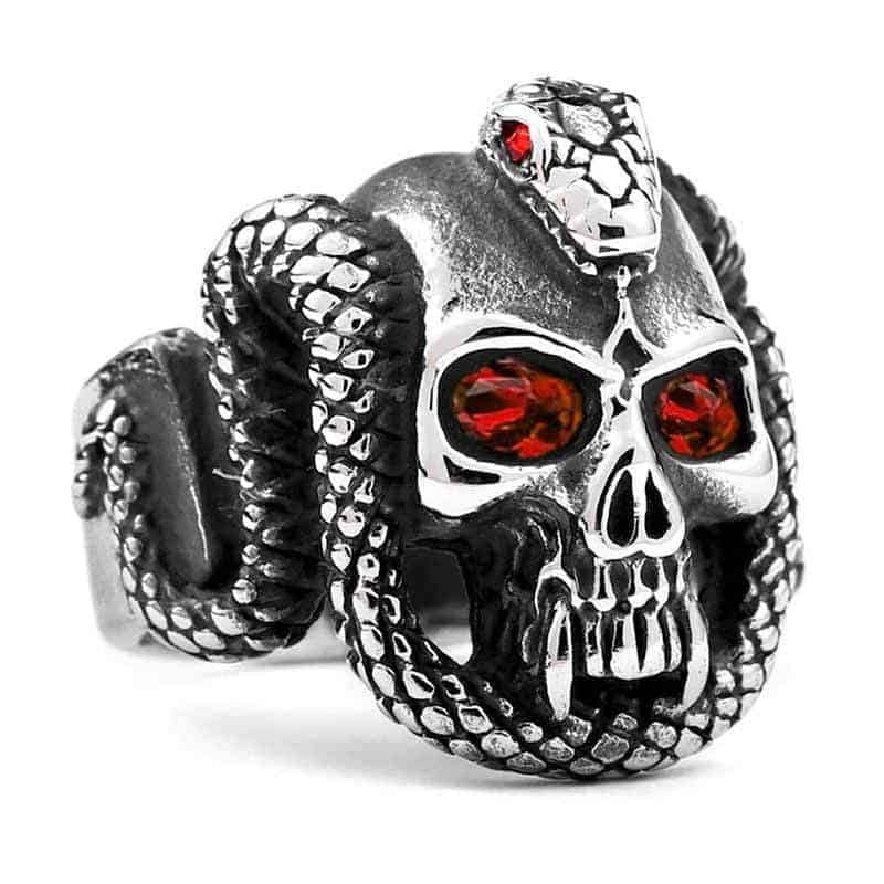 Anel De Cobra Rei Serpente (Aço)