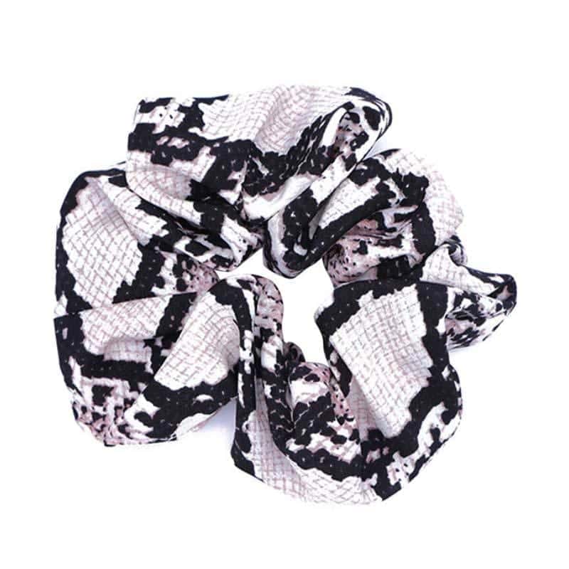 Elastico De Cabelo Cobra Branco (Scrunchies)