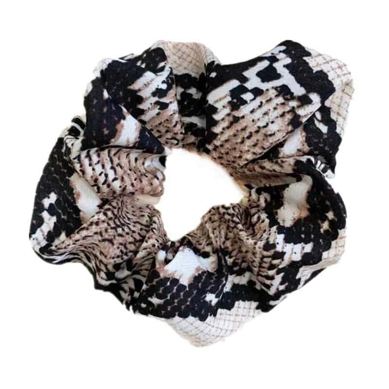 Elastico De Cabelo Cobra Impresso Python (Scrunchies)