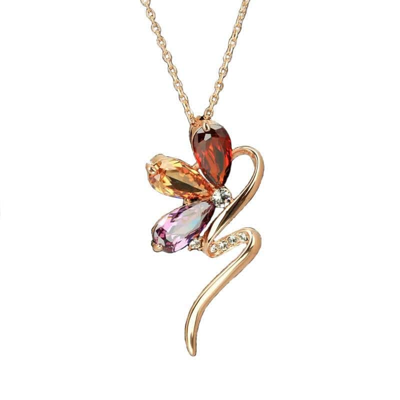 Colar De Cobra Crystal (Ouro)