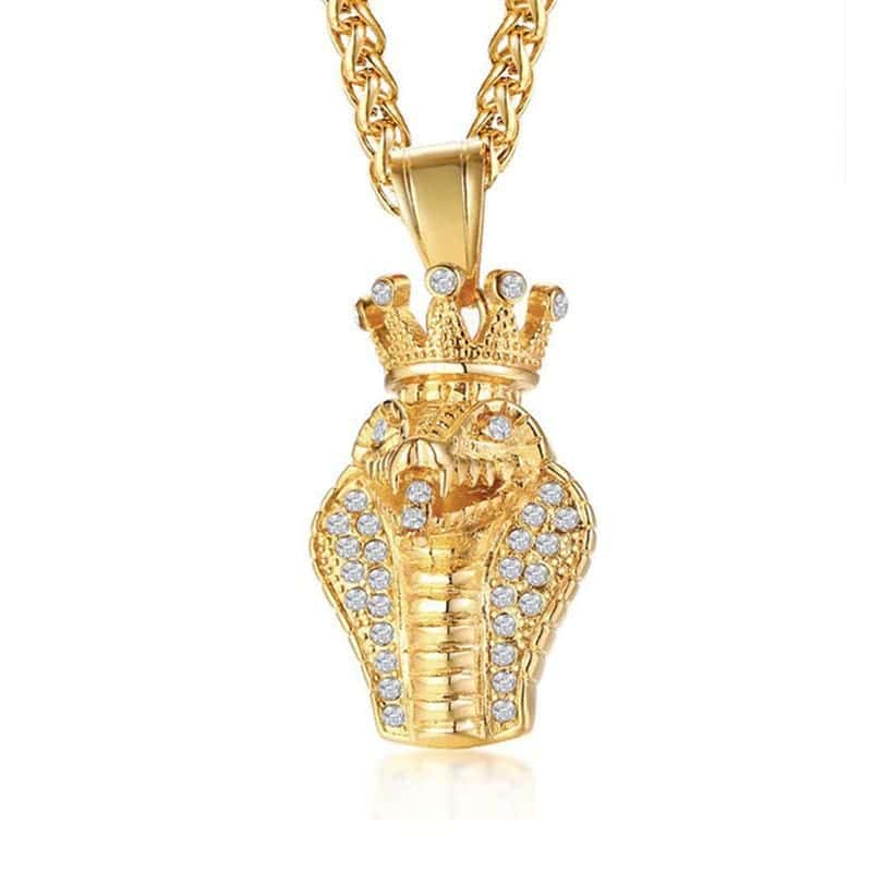 Colar De Cobra King Cobra (Ouro)
