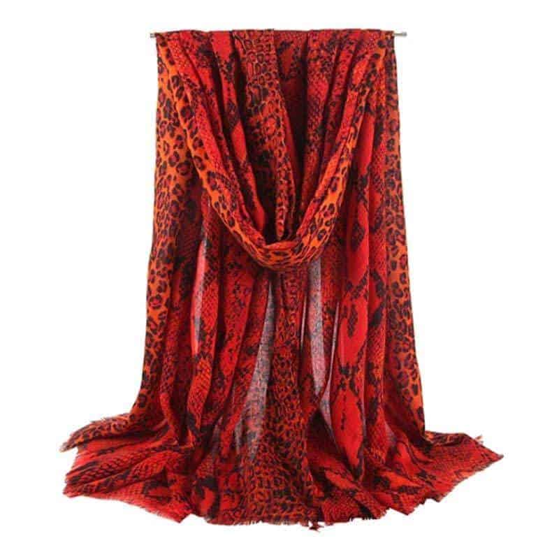 Lenço Cobra Vermelho