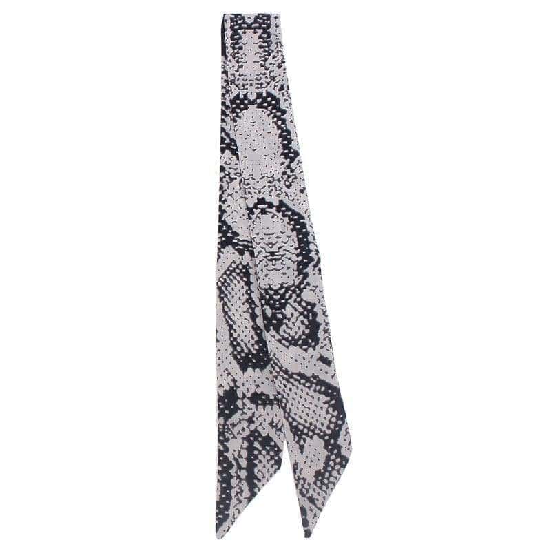 Lenço Cobra Twilly Cinza