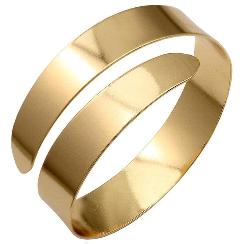 Bracelete De Cobra Delicado (Ouro E Prata)