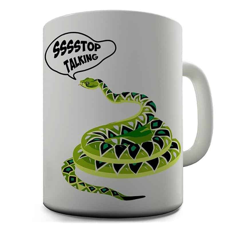 Caneca Cobra Stop Talking
