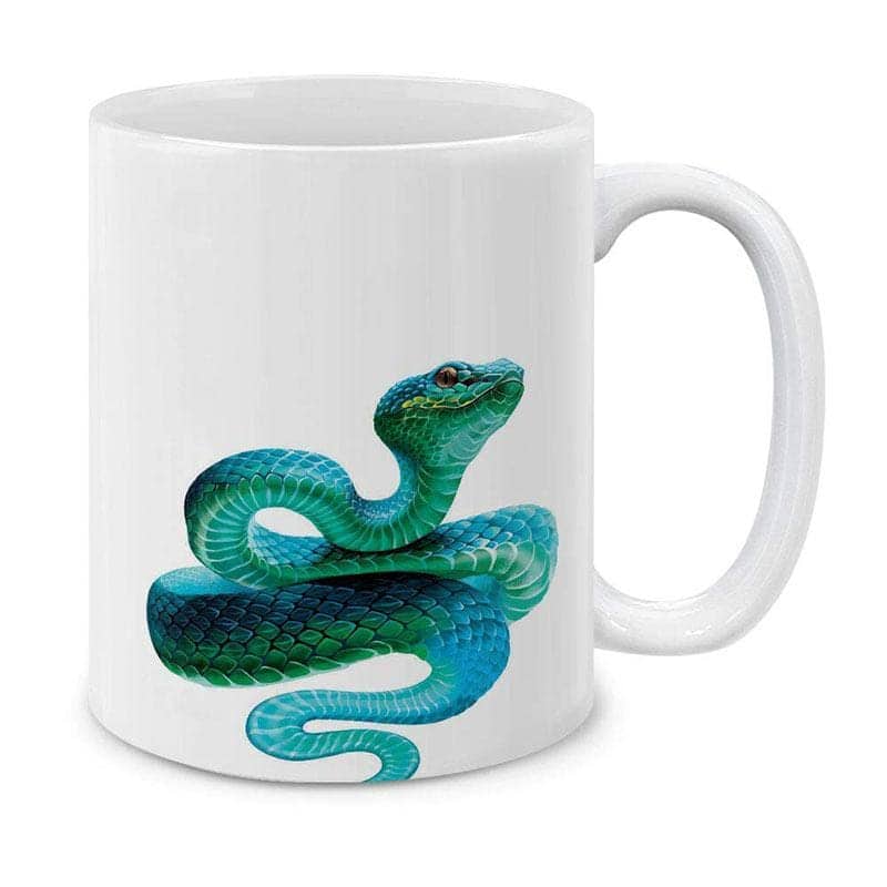 Caneca Cobra Víbora Azul