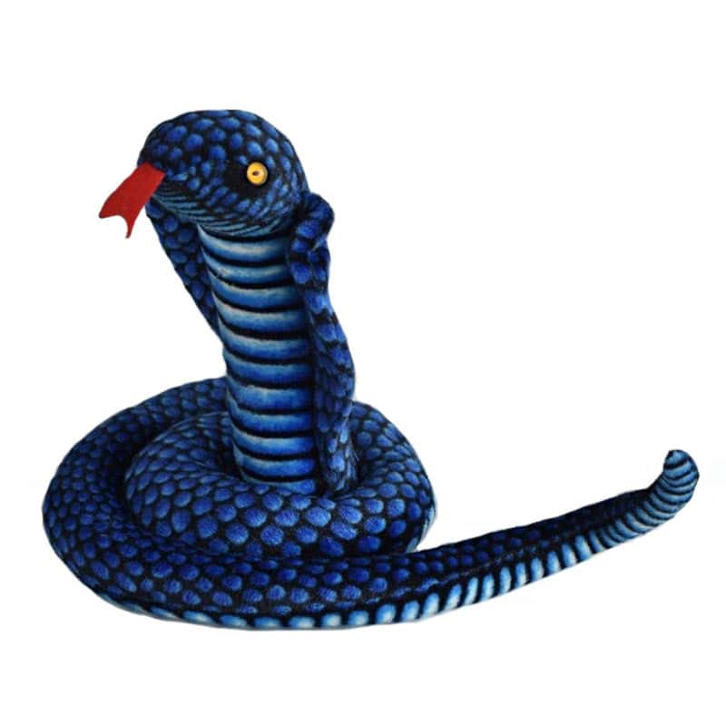 Cobra Peluche Cobra Azul (Pelucia)