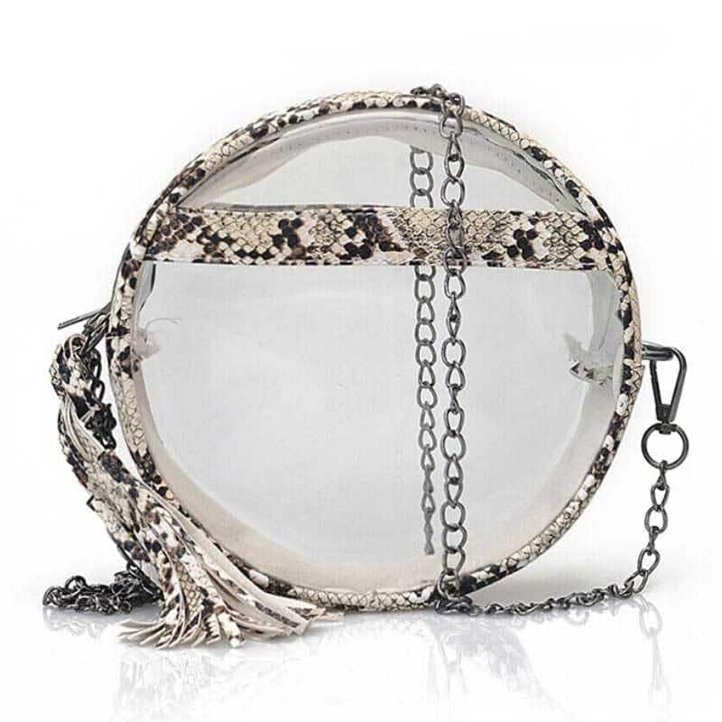 Bolsa Cobra Círculo (Transparente)