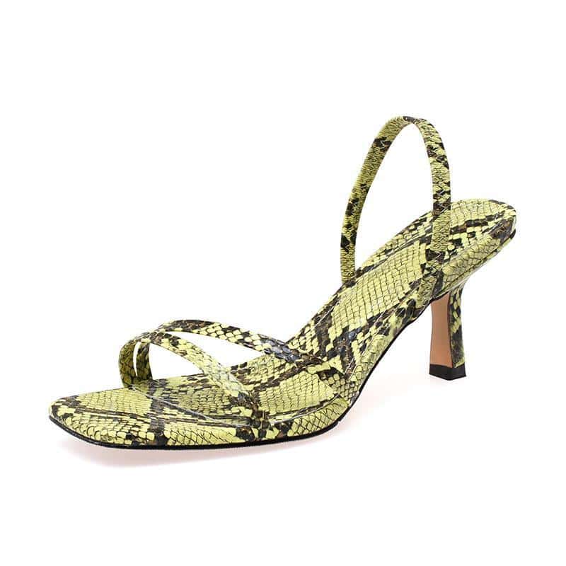 Sandalia Cobra Amarelo (Salto)