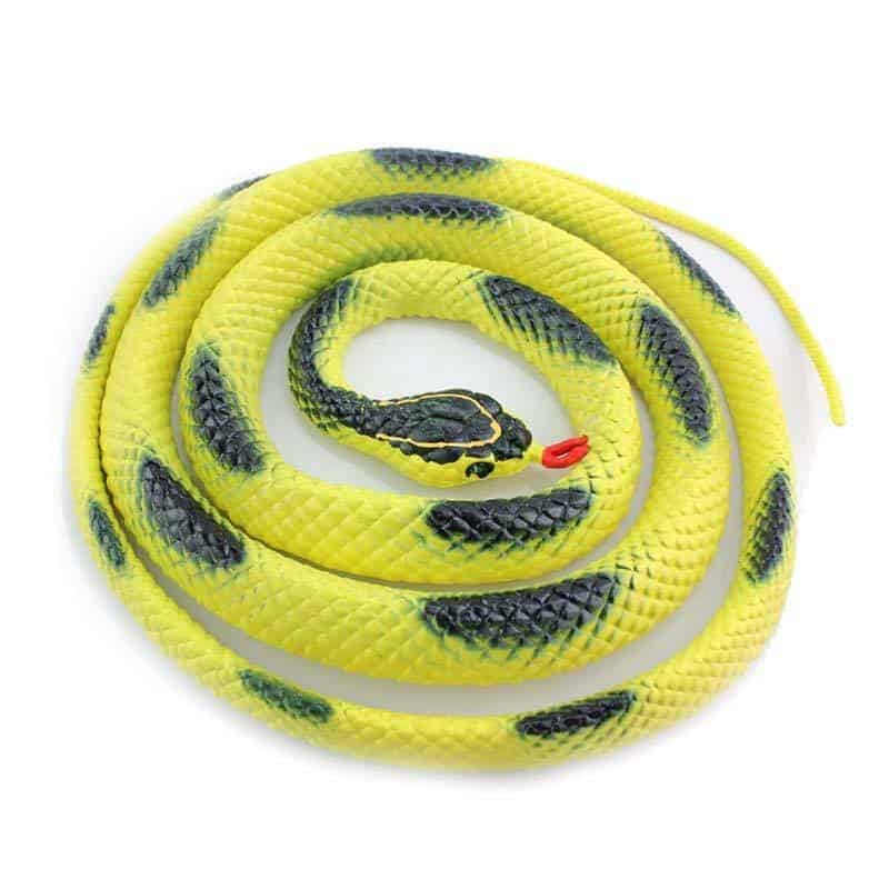 Cobra De Plastico Amarelo
