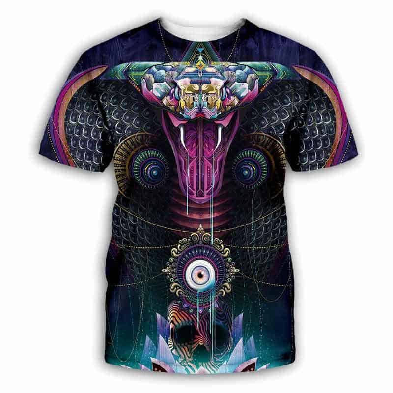 Camiseta Cobra Psicodélico